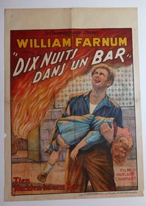 Dix nuits dans un bar William Farnum Tom Santschi affiche cinema originale 60x80 - Imagen 1 de 2