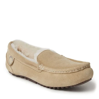 Fireside By Dearfoams Women's Mel Genuine Shearling Moccasin Slipper - Image 1 of 4