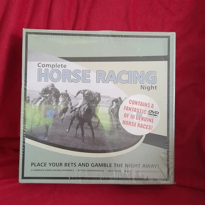 NEW SEALED Complete Horse Racing Night DVD Game - New & Sealed - Mad Moose 2007 - Image 1 of 4