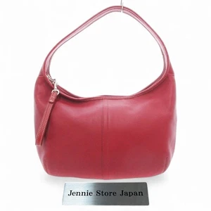 Coach 9219 Ergo Red Leather Hobo Shoulder Bag Made in USA Vintage from Japan - Bild 1 von 6