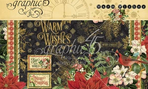 Graphic45 DESEOS CÁLIDOS (PAQUETE DE 5) 12x12 CARTULETAS IMPRESAS A DOS CARAS - Imagen 1 de 6