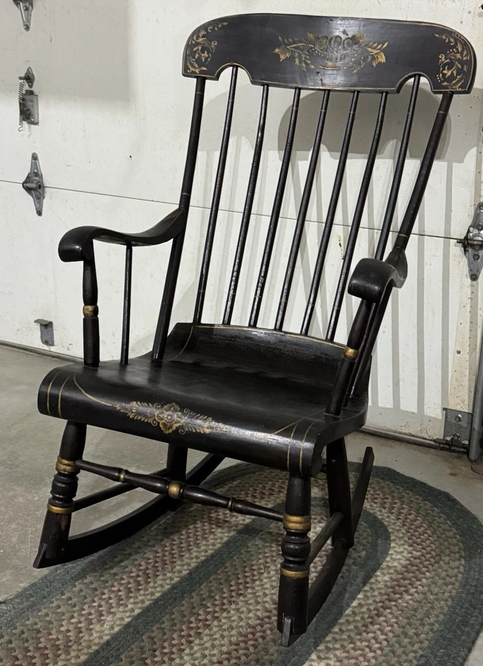 老式 Nichols & Stone? 摇椅 ~ 收获模板设计 ~ 摇椅 — 第 1/4 张图片