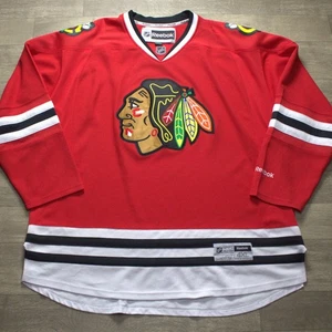 Chicago Blackhawks Reebok Premier Red NHL Jersey Size 4XL Blank No Name 2015 - Picture 1 of 6