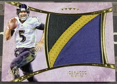 2013 Topps Five Star Joe Flacco Jumbo Patch /25 - Image 1 of 2