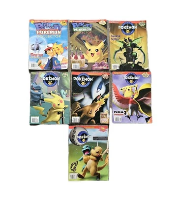 Beckett Pokemon Collector Magazines Vintage 1999-2001 Lot Of 7  - Image 1 of 4