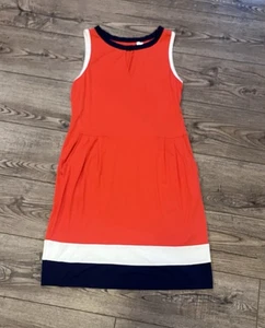 Rosch rotes lockeres Tenniskleid Schlüsselloch Größe 8 oder Medium  - Bild 1 von 2
