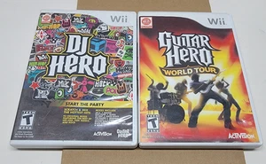 DJ Hero & Guitar Hero World Tour Nintendo Wii - Picture 1 of 15