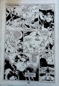 Todd Nauck Legends Of The Legion Pg 18 1997 Original LSH/DC Comics Seite Artwork! - Bild 1 von 2