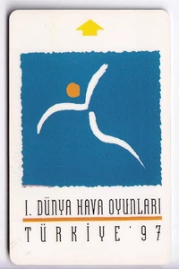 ASIE TELECARTE / PHONECARD .. TURQUIE 30U TTK ALCATEL SPORT OLYMPIQUE 1997 - Picture 1 of 2