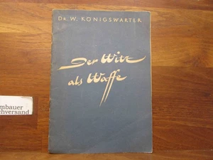 Der Witz als Waffe. Hrsg.: W. Königswarter. Gesammelt u. eingeleitet Königswarte - Picture 1 of 2