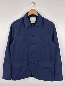 Chaqueta Blazer Para Hombre Oliver Spencer Algodón Orgánico Azul Talla 38 - Imagen 1 de 10
