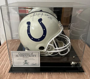 Marshall Faulk Indianapolis Colts Signed authentic F/S Helmet In Case w/COA - Picture 1 of 6