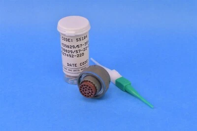 Amphenol Mil-Spec Circular Connector 22P Female Sockets MS27473T12B35SA - Image 1 of 4