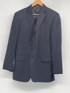 Brooks Brothers Loro Piana Regent Blazer Suit Jacket Men 41 Stripe Blue - Picture 1 of 11