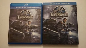 Jurassic World (Blu-ray/DVD, 2015, 2-Disc Set) No Digital Code w/ Slipcover MINT - Picture 1 of 4