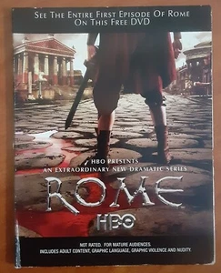 Rare Rome promo DVD First Episode HBO 2005 Promotional use only version HTF one - Picture 1 of 6