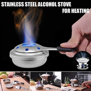 Portable Alcohol Stove Paste Burner, Stainless Steel Mini Alcohol Oven Kitchen - Picture 1 of 10