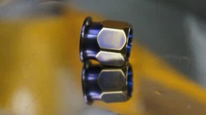 4pack Open End Titanium Strut Tower Flange Nut M10x1.25 - Bild 1 von 13