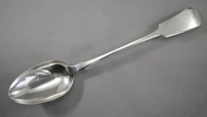 Samuel Hayne & Dudley Cater London Sterling Silver 1839 Stuffing Basting Spoon - Picture 1 of 4