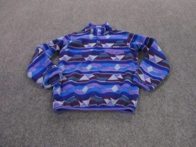 Chaqueta Patagonia Adulto XS Púrpura Azteca Snap T Synchilla Polar Jersey Mujer Foto 1 de 4