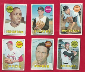 1969 Topps Baseball cards EX-MT NR-MT 1-277 You Choose STRICTLY GRADED AG24 - Picture 1 of 488