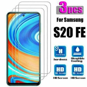3-PACK For Samsung Galaxy S20 FE 5G 4G Tempered Glass Screen Protector 9H Film - Picture 1 of 13