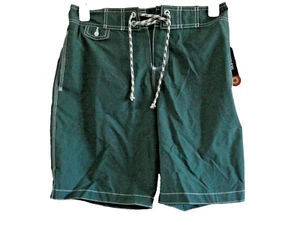 Traje de baño para hombre talla pequeña verde viejo azul marino NUEVO - Imagen 1 de 2