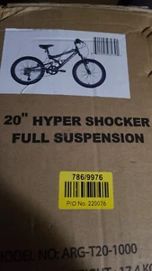 20IN HYPER SHOCKER DUAL SUSPENSION 7869976 R.r.p £240 - Picture 1 of 1