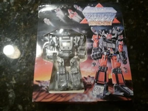Vintage Gray GoBot Transformer Space Fighter Robot Clock Original Box - Picture 1 of 12