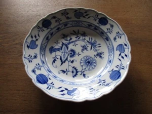 un plato de comida profundo 24,5 cm Teicher patrón de cebolla nº 6 marca de flecha - Imagen 1 de 4
