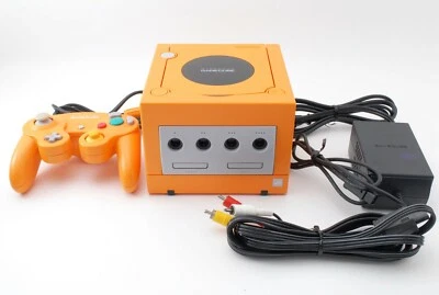 Gamecube Orange Console System & Controller Set Nintendo GC NTSC-J - Image 1 of 4