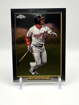 Juan Soto CHROME TURKEY RED - 2020 Topps Chrome - TRc-95 - Image 1 of 2