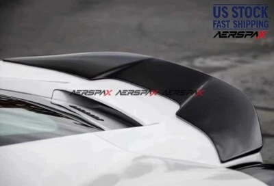 Carbon Fiber Car Rear Spoiler Lip Wing Fits For Ferrari 488 2016-2019 GTB - Image 1 of 4