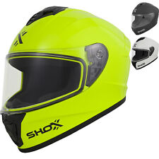 Shox Command Solid Motorcycle Helmet Full Face Street Bike ECE 22.06 GhostBikes