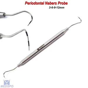 Dental Furcation Depth Measurement Probe Nabers Screening Periodontal Scaler New - Picture 1 of 4