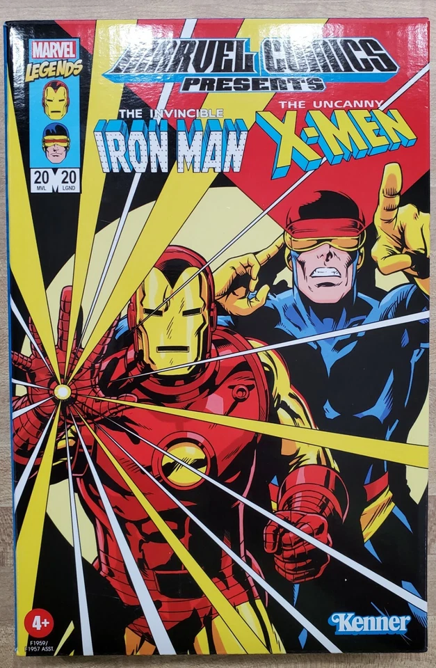 Pulse Marvel Legends Iron Man X-Men (Cyclops) Action Figure Set Kenner