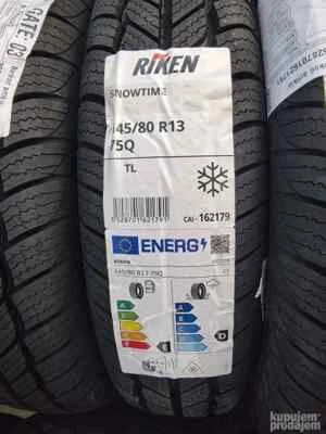 4 Pneumatici invernali 145 80 13 75T Riken by Michelin gomme nuove 145 13 DOT25