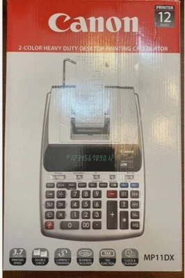 MP25DV 12-Digit Ribbon Printing Calculator, Black/Red Print, 4.3 Lines/Sec Desk  - Image 1 of 2