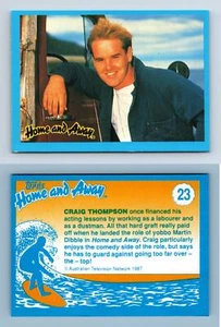 Craig Thompson - Martin Dibble #23 Home & Away 1987 Topps Trading Card - Picture 1 of 1