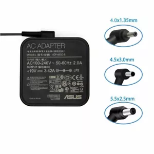Genuine ASUS 19V 3.42A 65W Charger 4.0*1.35mm 4.5*3.0mm 5.5*2.5mm AC Adapter - Picture 1 of 14