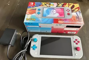 Nintendo Switch Lite Zacian Zamazenta Edition Console - Complete in Box - Picture 1 of 5