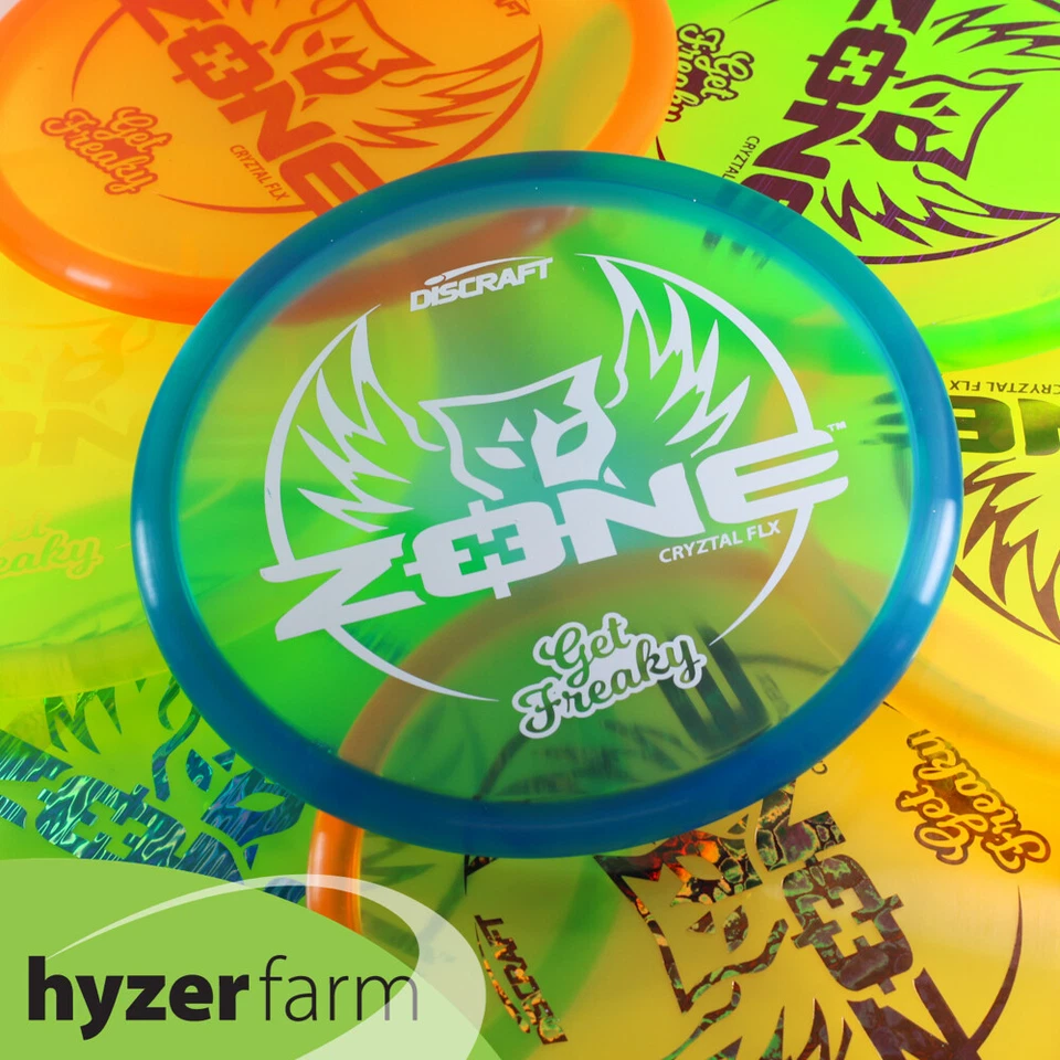 Discraft BRODIE GET FREAKY CRYZTAL FLX ZONE *pick weight/color* Hyzer Farm disc - Image 1 of 1