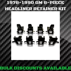 1978-1990 GM B BODY Headliner Molding Trim Garnish Clips Buttons Fasteners OEM - Bild 1 von 3