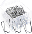 120 Pack Drapery Hooks Pins for Curtains, Metal Curtain Hooks Pins for Drapes Pi