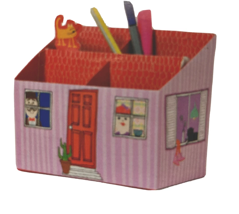 PEN HOLDER DESK TIDY + FREE PENCIL HOLDERS X2 kids craft myo stationery pot