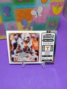 Boleto universitario Hendon Hooker Contenders 2023 Panini Chronicles Draft Picks radiocontrol #5 - Imagen 1 de 2