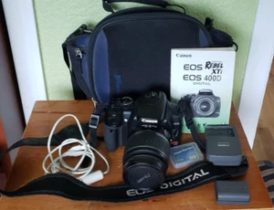 Canon EOS 400D 10.1 MP DSLR Camera + 18-55mm Lens Complete Kit - Picture 1 of 1
