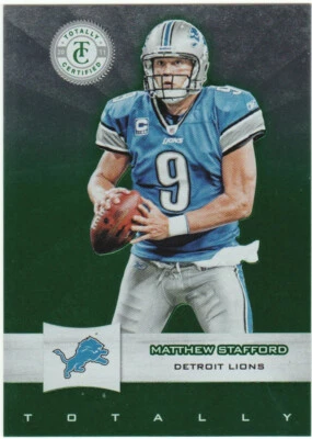MATTHEW STAFFORD 2011 TOTALLY CERTIFIED GREEN #69 3/5 DETROIT LIONS - Image 1 of 2
