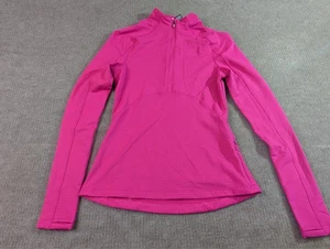 Spyder Active Half Zip Pullover Long Sleeve Athletic Jacket Pink Womens X-Small - Picture 1 of 19