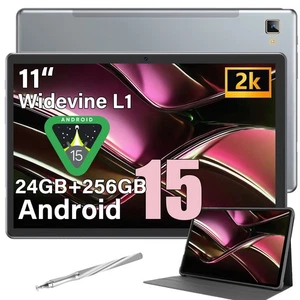 2025 Nueva Tablet Android 15 24GB RAM+256GB 8000mAh 11 Pulgadas 4G LTE 2SIM WlFl GPS - Imagen 1 de 40